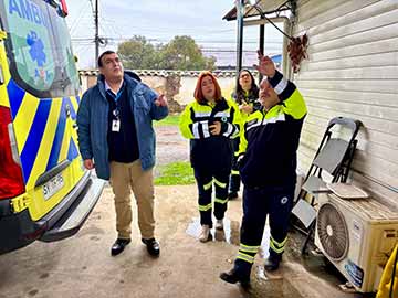 Servicio de Salud O'Higgins refuerza coordinación de la red asistencial por emergencia climática